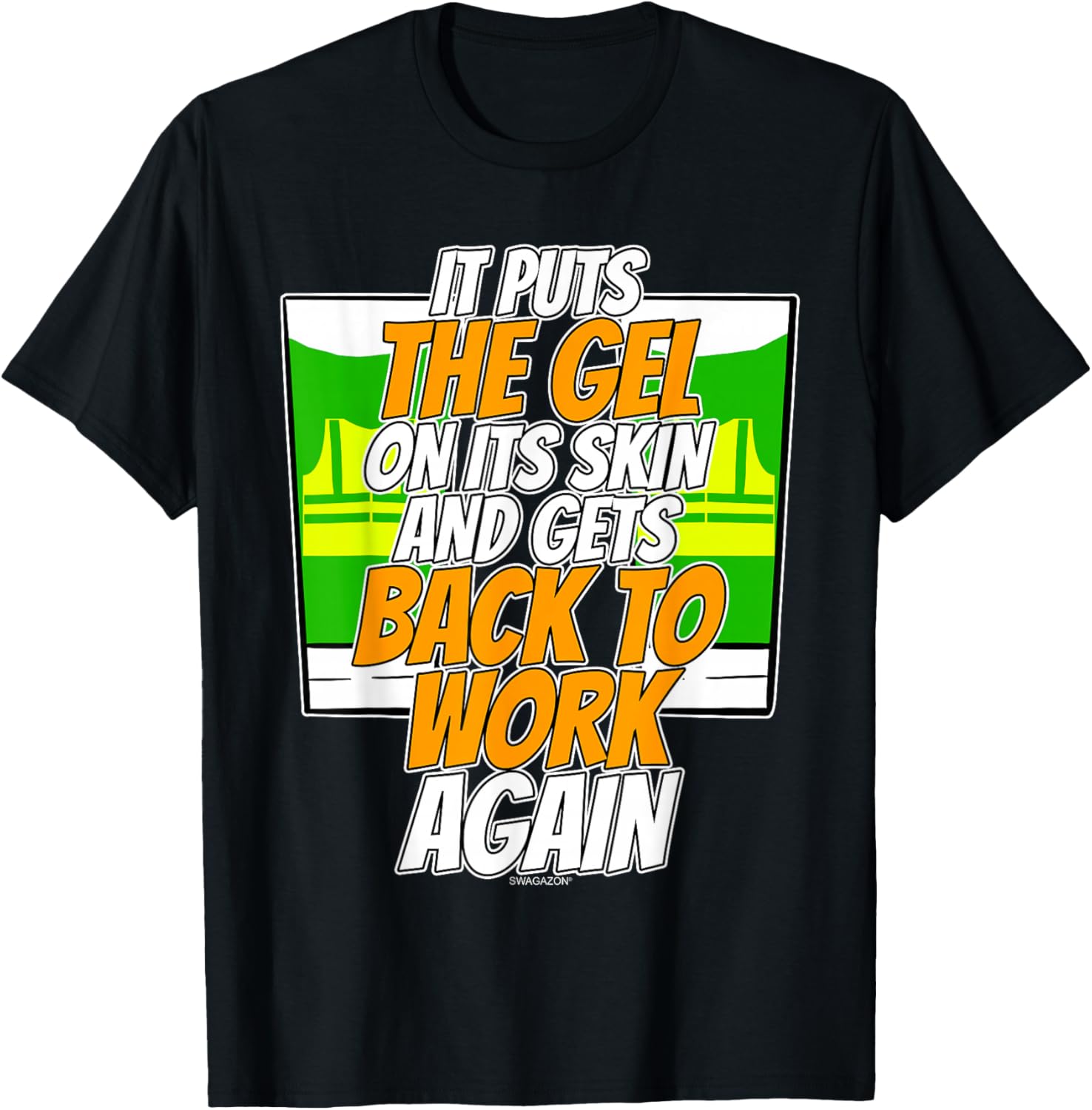 Puts Gel On Skin Back To Work Amcare Swagazon Care Associate