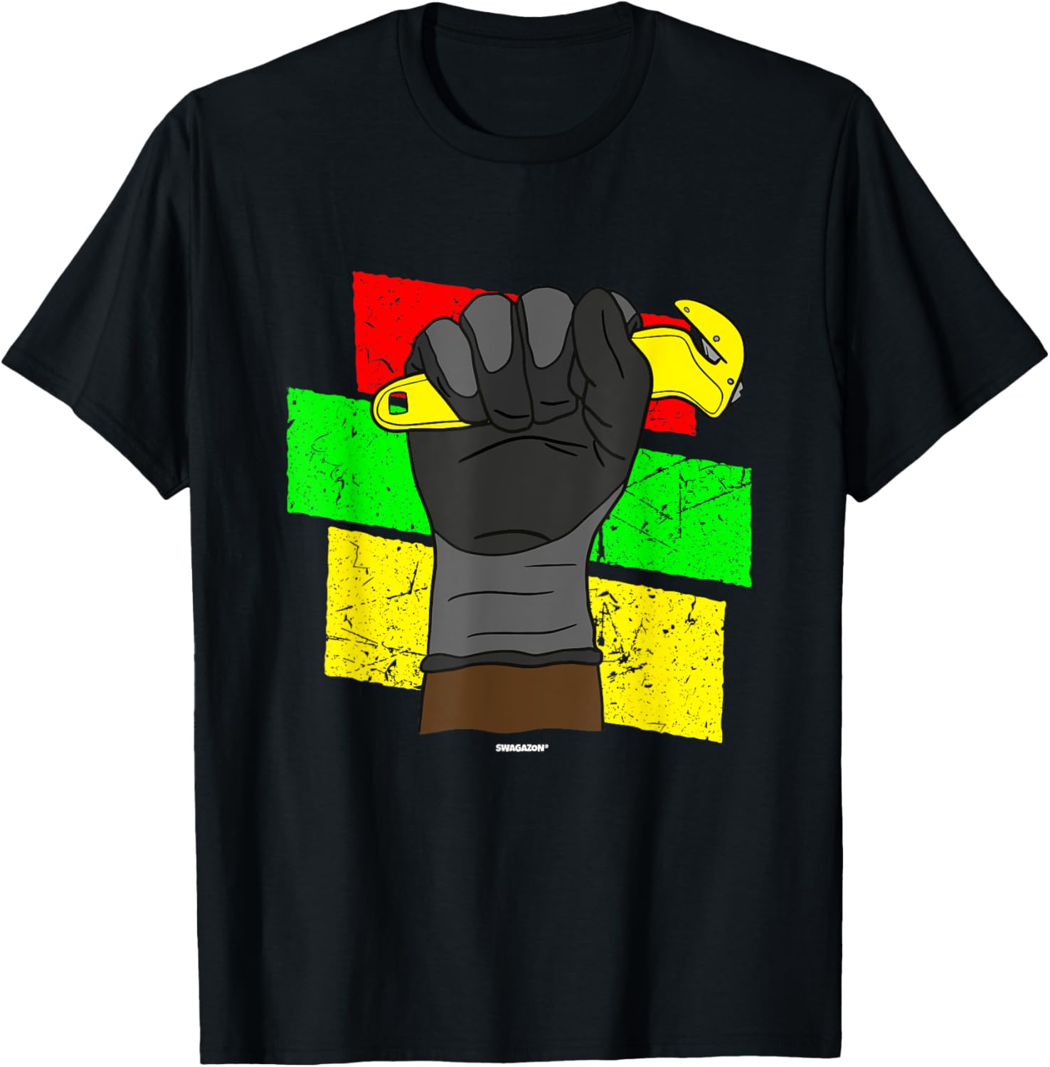 Gloved Fist Coworker Swagazon Associate Black History Month