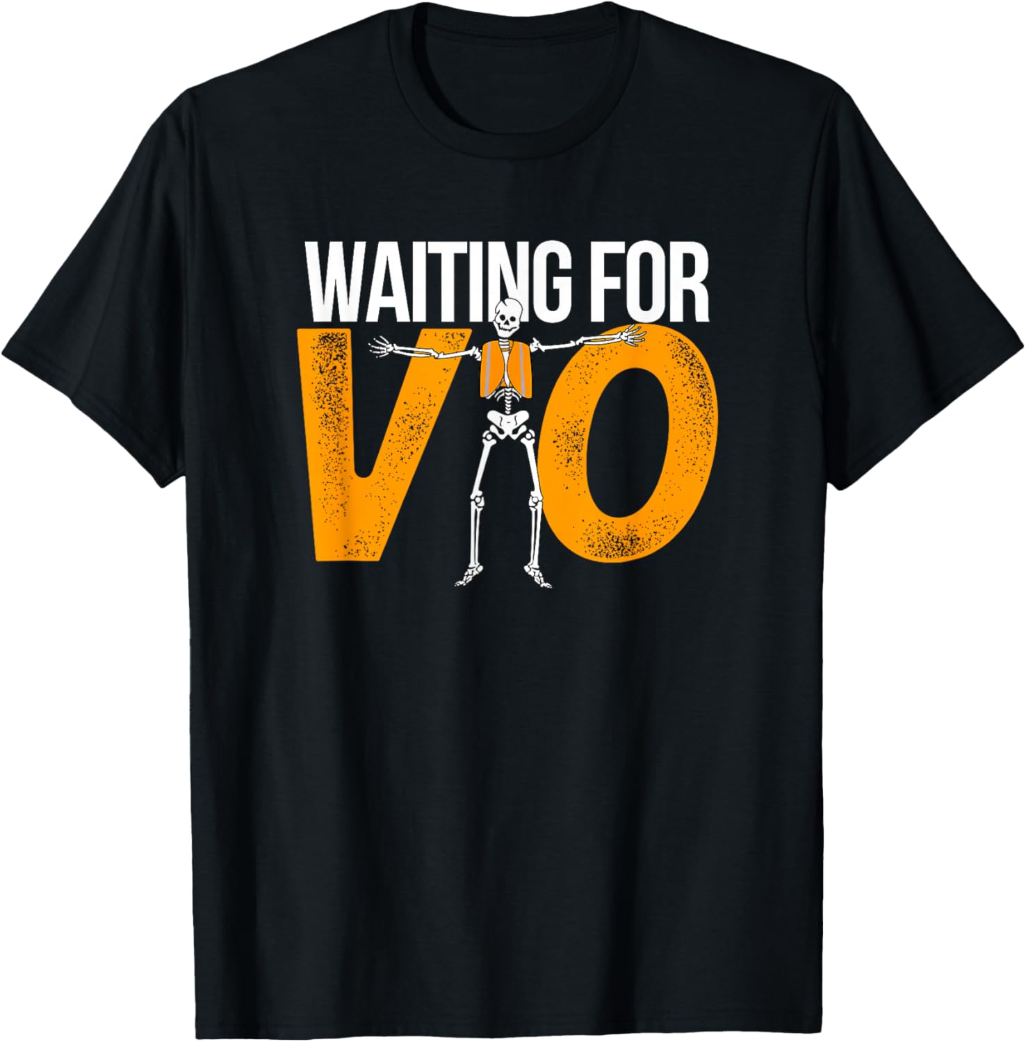 Waiting For VTO Swagazon Funny Skeleton